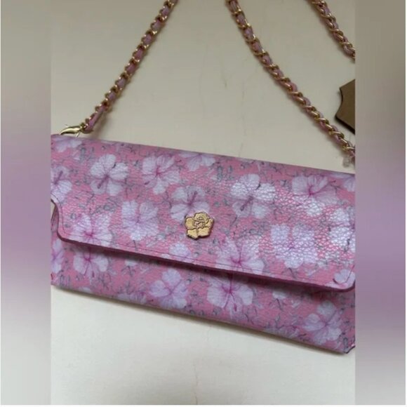 Love Shack Fancy NWT small tote bag gold chain strap - Picture 4 of 9